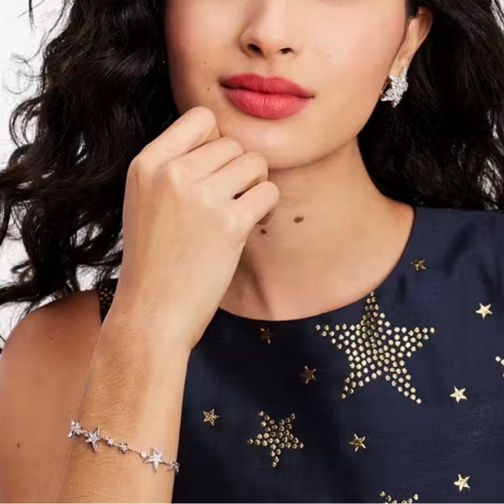 Kate‎ Spade New York ~ Gold-Tone You're A Star Bracelet - Picture 2 of 7